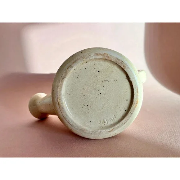 Adorable 70s Vintage Cherries Stoneware Plant Watering Can | Handpainted - Picture 7 of 8